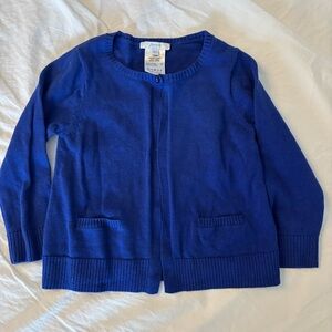 Jacadi Blue Cardigan Sweater, Size 6